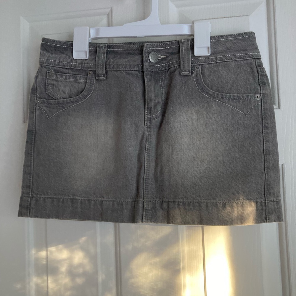 So Wear It Declare It Charcoal Mini Skirt